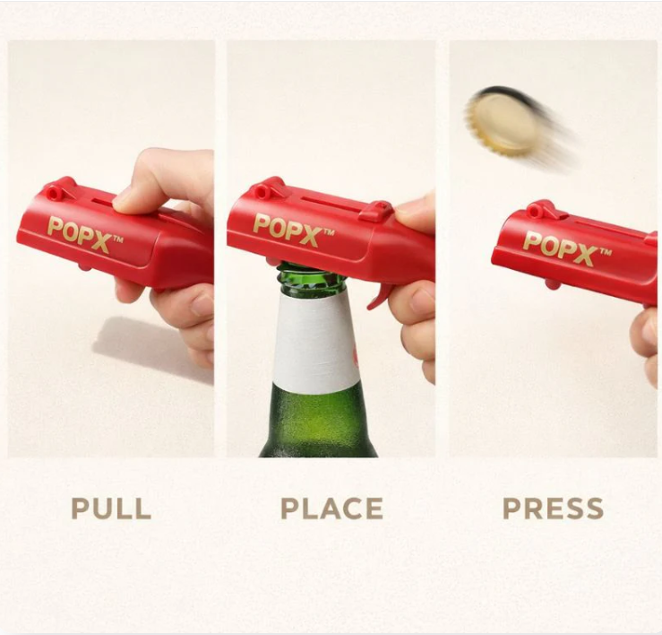 POPX™ | Bottle Cap Launcher Opener