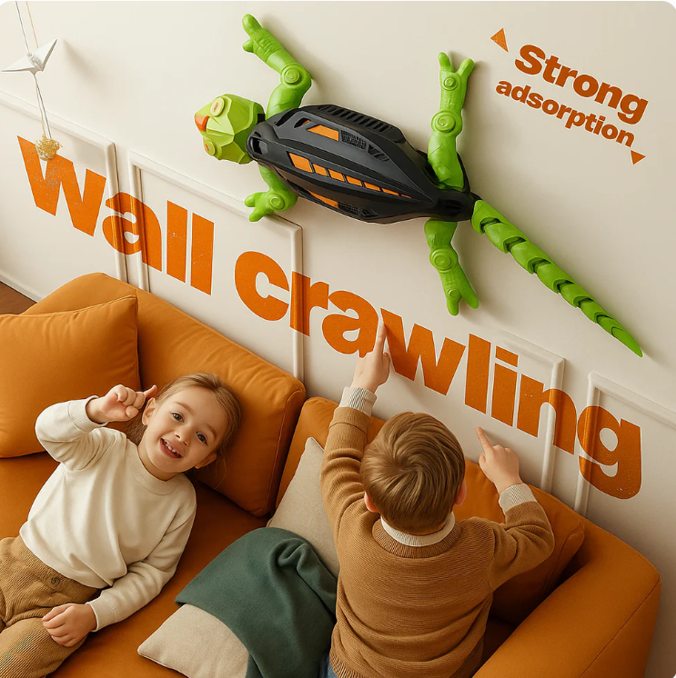 GravityLizard™ Anti-Gravity Wall-Climbing RC Bot