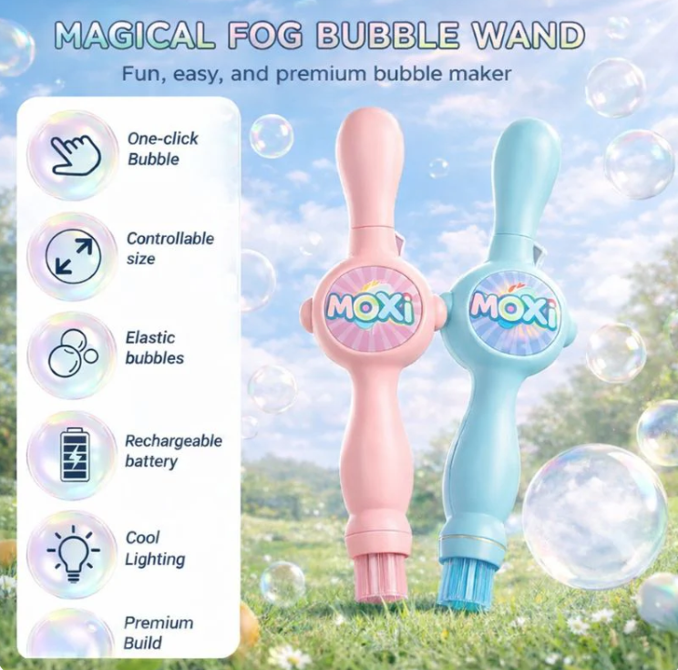 MOXI™ | Light & Mist Bubble Wand