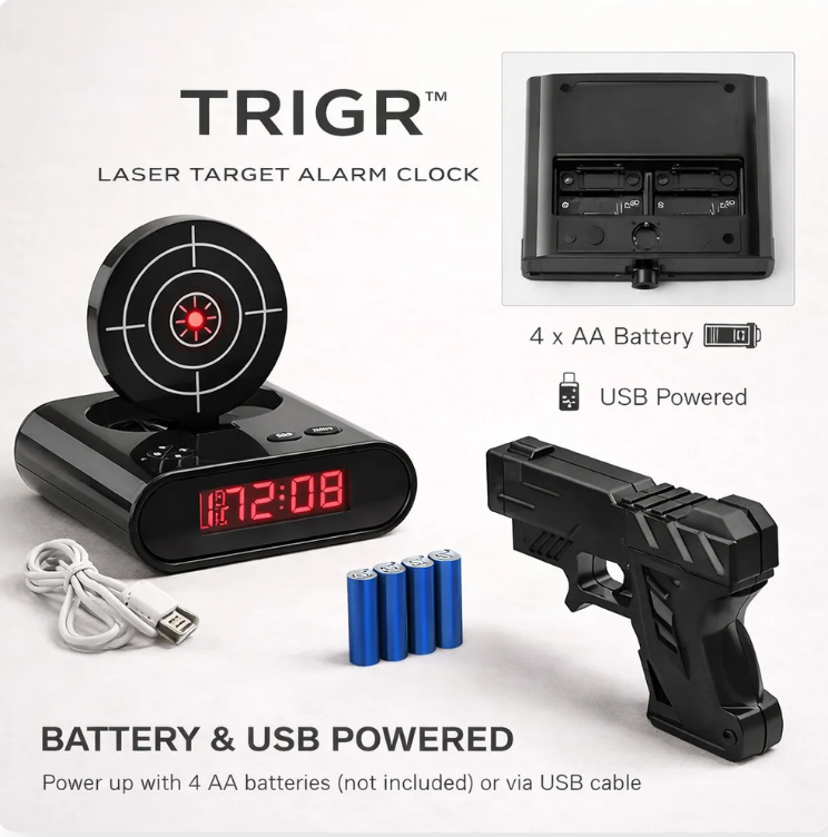 TRIGR™ | Laser Target Alarm Clock