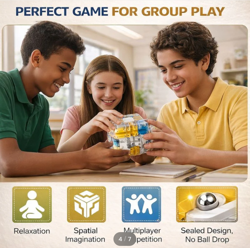ORBIQ™ 3D Labyrinth Puzzle Cube