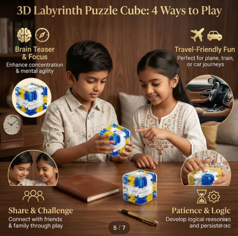 ORBIQ™ 3D Labyrinth Puzzle Cube