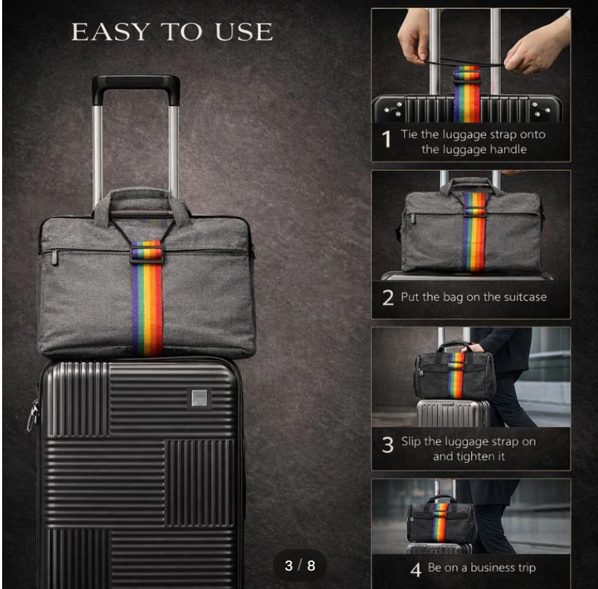 Travo™ | Adjustable Luggage Strap